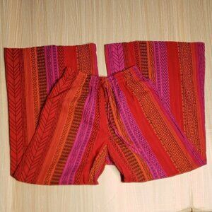 Srishti Womens Wide Leg Elastic Waist Pants Small